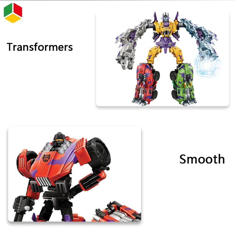 QS Wholesale DIY 5 in 1 Transformable Car Robot Deformation Model Toys Transform Robot Car Toys For Kids