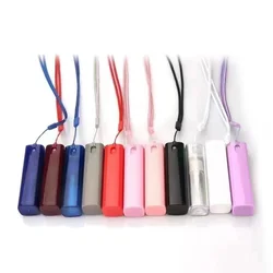 10ml Square Mini Travel Pocket Perfume Atomizer Alcohol Spray Glass Bottle with Plastic Cover Refillable Perfume Bottle