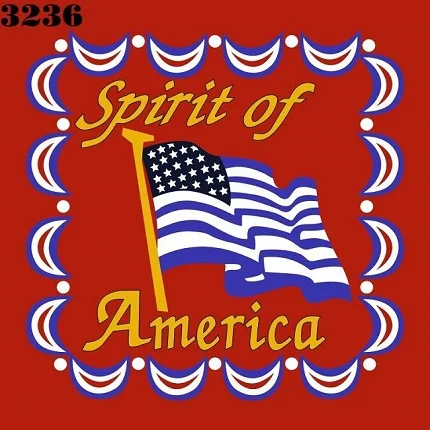 Custom Print Hot Selling 100% Cotton American country Flag Bandana