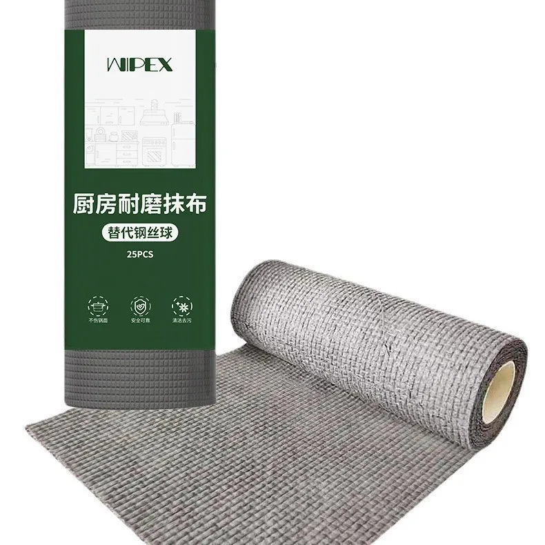 Eco-friendly non-woven kitchen Cleaning Towel Reusable Cleaning Cloth lazy rag