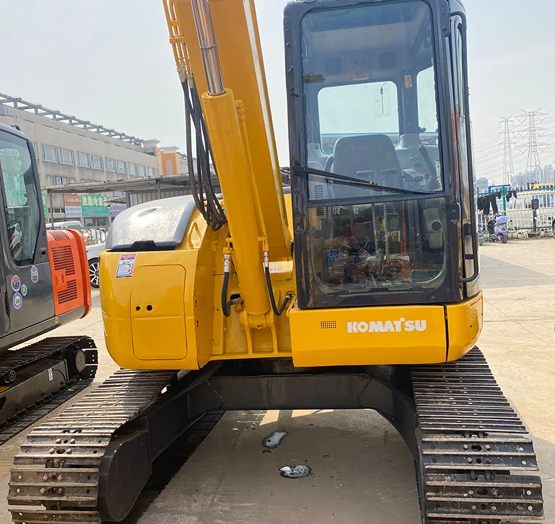 Гидравлический экскаватор-погрузчик pc78 KOmatsu 7 8 тонн б/у экскаватор с лезвием