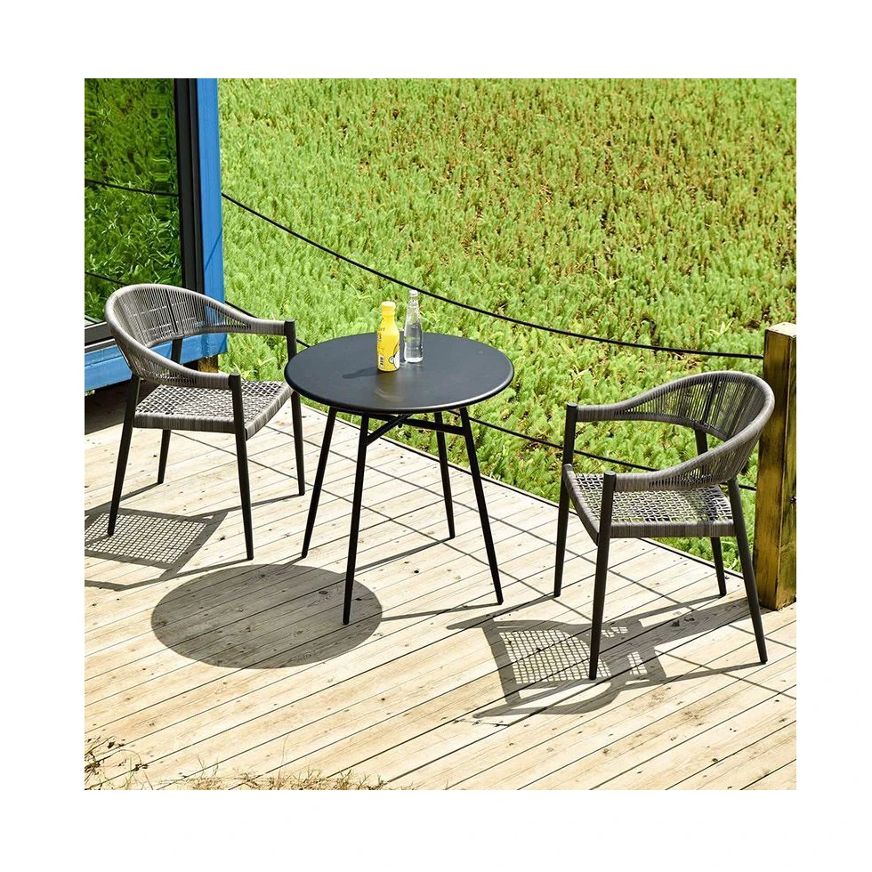 Garden patio furniture table and chairs for dining room outdoor dining set for cafe and restaurants villa furniture