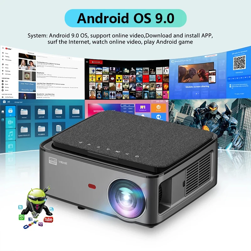 VGKE Amazon Hot Small Led Video Projecteur Incorcorp Reporte Infocorp Pico Mini Portable 4K Android Tv Price A30 Projector