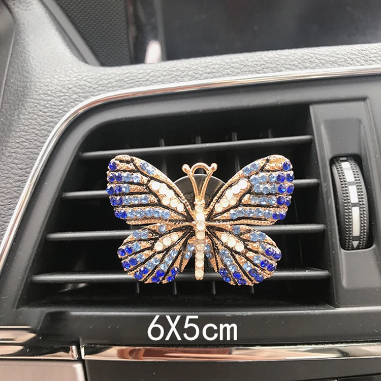 Car air conditioning air outlet perfume Color Butterfly car interior decoration deodorant female