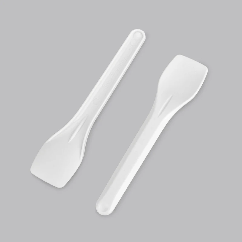 Corn Starch Plant-based Eco-friendly 100% Biodegradable and Compostable Plastic Knife Fork Spoon CPLA