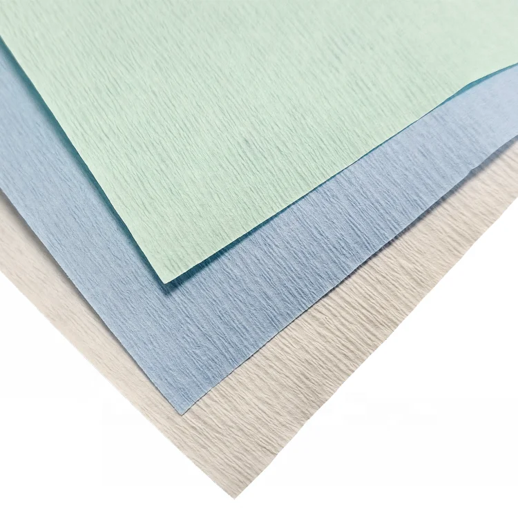 Sterile Medical Grade Packaging Wrap Crepe Paper Disposable Virgin Wood Pulp Soft Crepe Paper