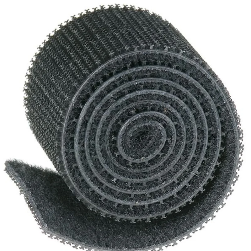 custom logo fastener strap hook and loop cable tie posi lock hook and loop hook and loop on the same one side