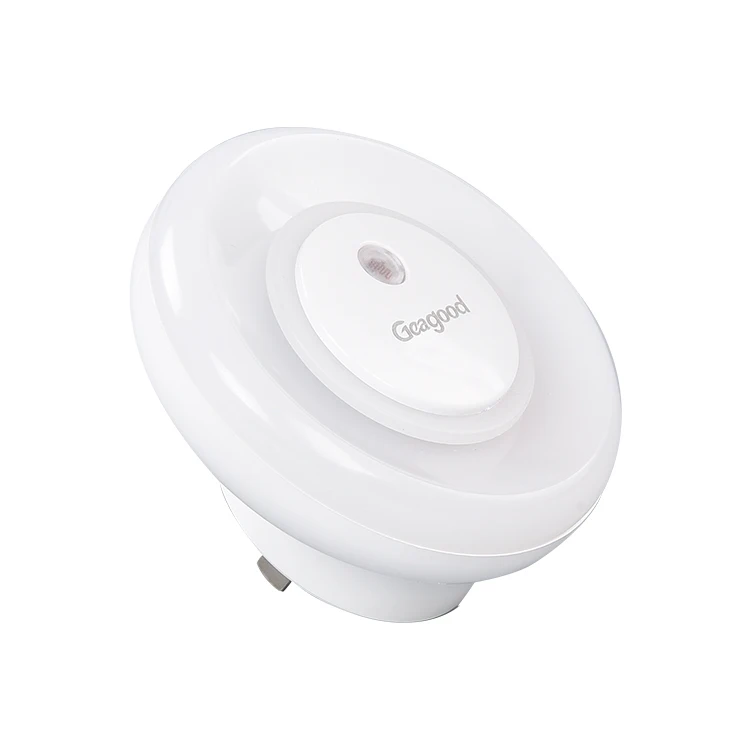 Круглая Ночная лампа Geagood высокого качества, 0,8 Вт, настенная лампа с датчиком движения, комнатный ночник с датчиком движения