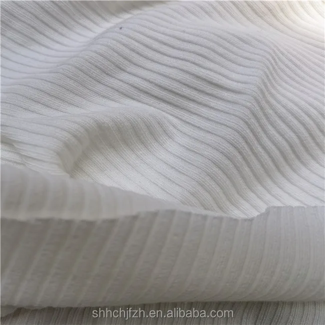 Custom 4+3 Ribbing Cotton Spandex 4+4 Rib Fabric 93%Cotton 7%Spandex 4x4 Rib Fabric Knit Rib Fabric For Joggers