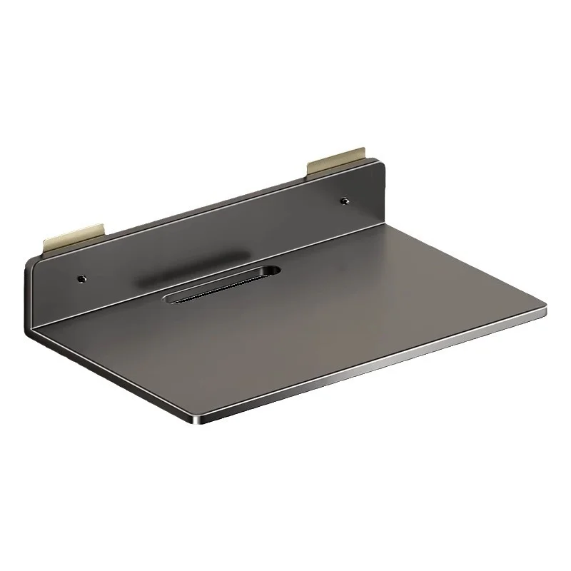 New Design Perforation Free Projector Bracket Upper Wall Shelf Wall Hanging Router Shelf TV Set Top Box Support Metal Shelf