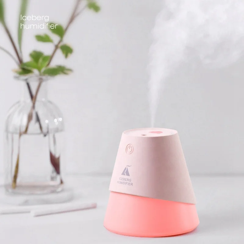 Led Usb Mini Air Mist Humidifier with Night Light