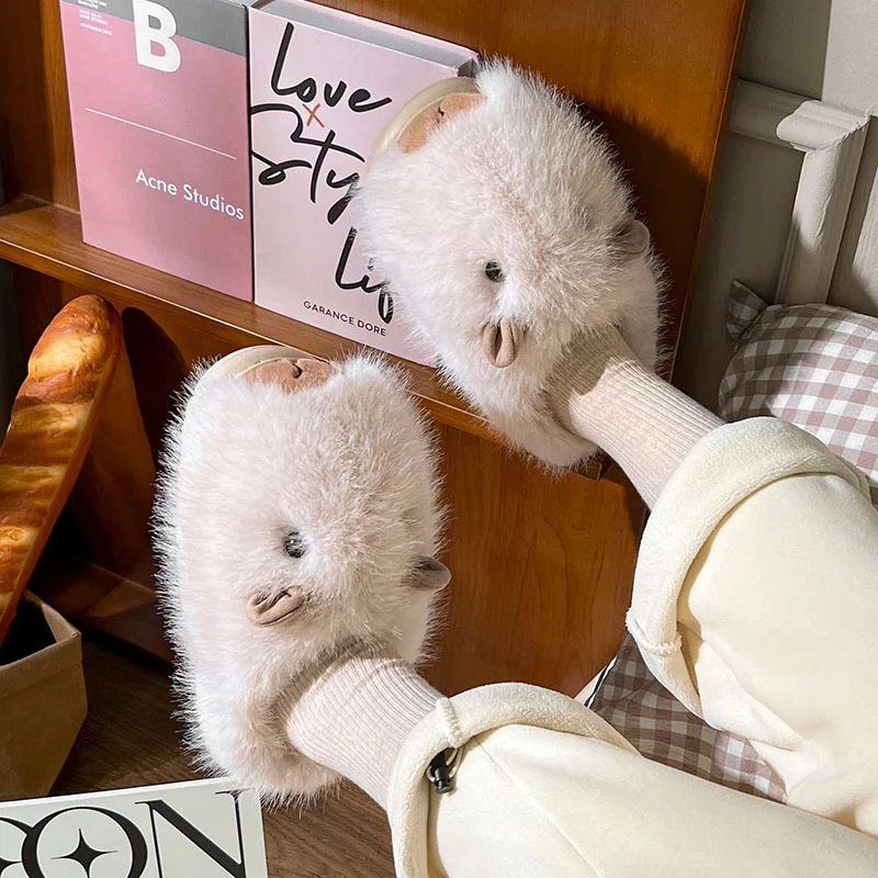 New Designer Cotton Slippers for Baby Boys and Girls Unisex Indoor Family Shoes with Plush Insole for Winter Beach Home Use