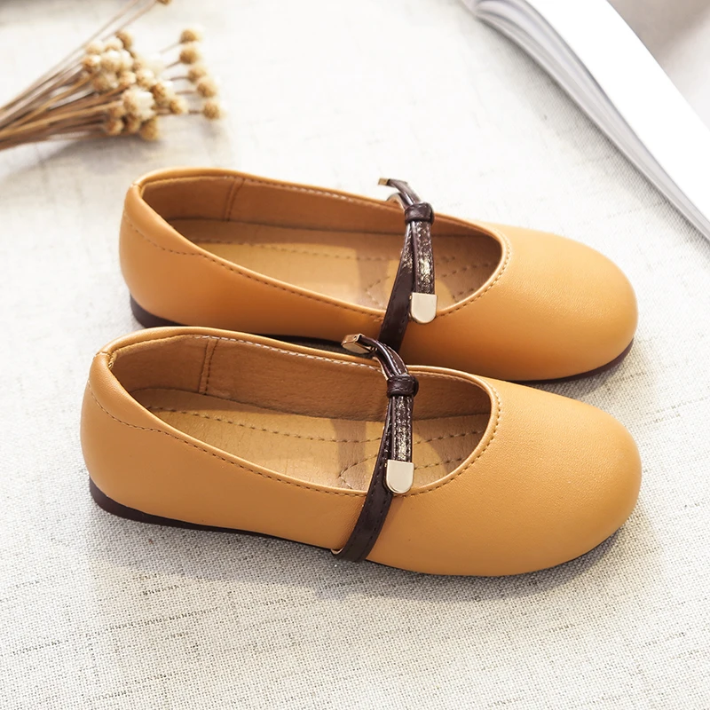 Детская школьная повседневная обувь из коровьей спилковой кожи на мягкой подошве для девочек