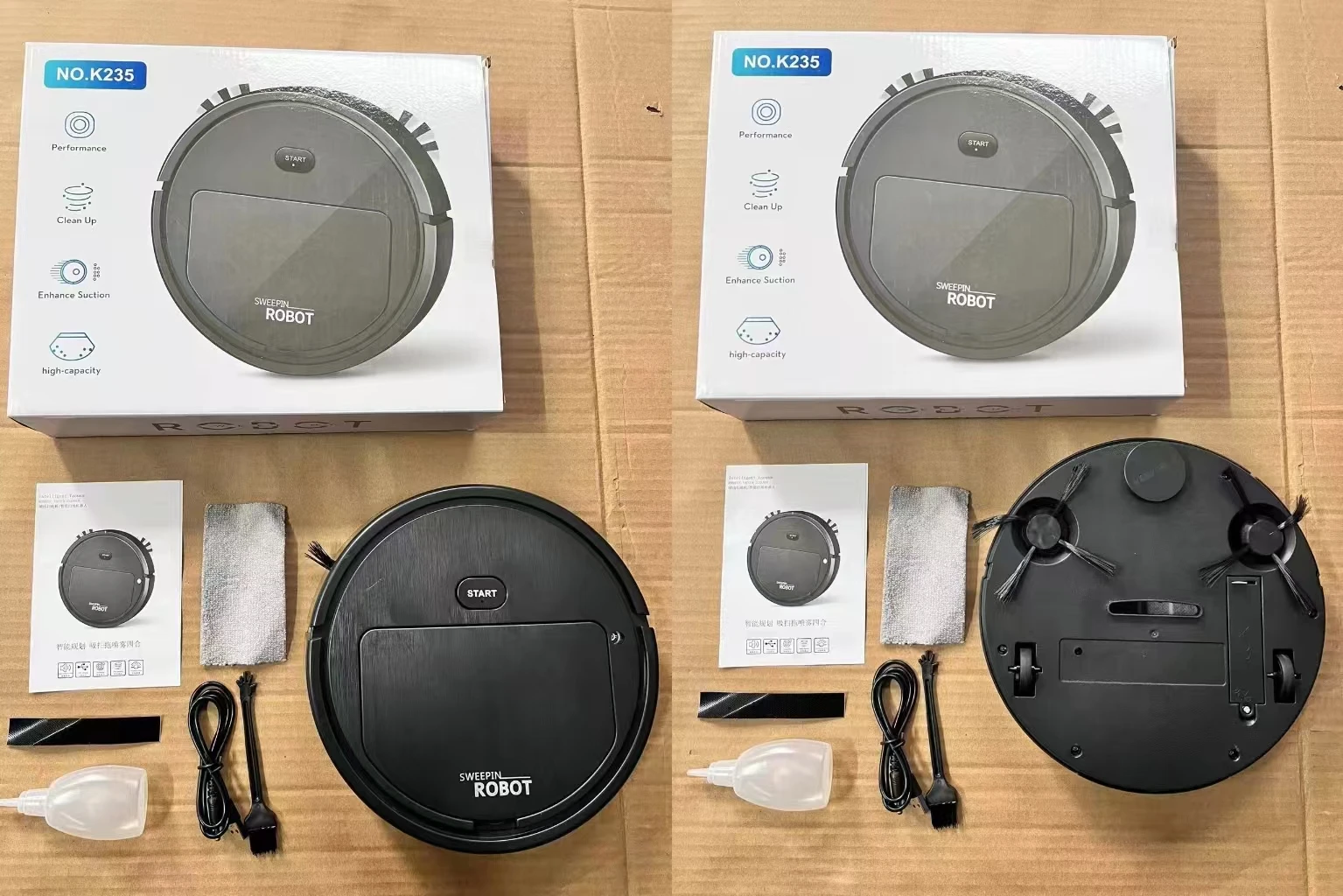 For Pet Hair All Floors vacuum clean robot Cleaning Machine Quiet Intelligent Fully Automatic vacuum and mop robot vacuum clean