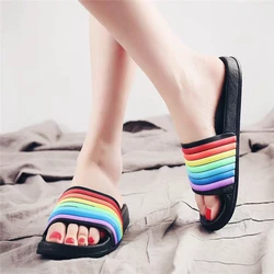 Новейший дизайн, женские летние тапочки с индивидуальным логотипом, женские брендовые сандалии-Желе Eva на плоской подошве