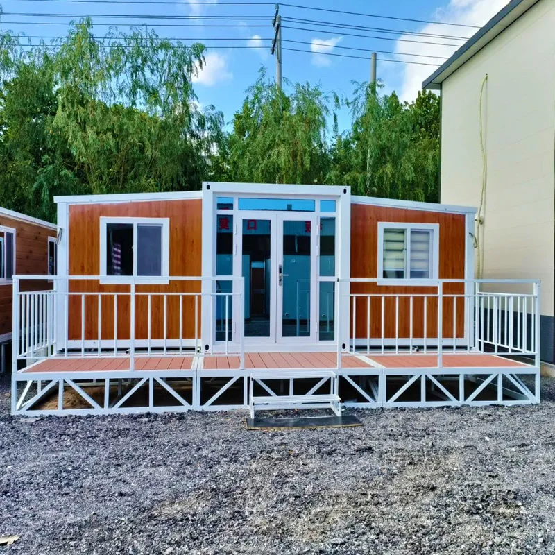 New Design 20Ft 40Ft Luxury Villa Prefabricated Container House Expandable Portable Mobile Home with Bathroom and Kitchen