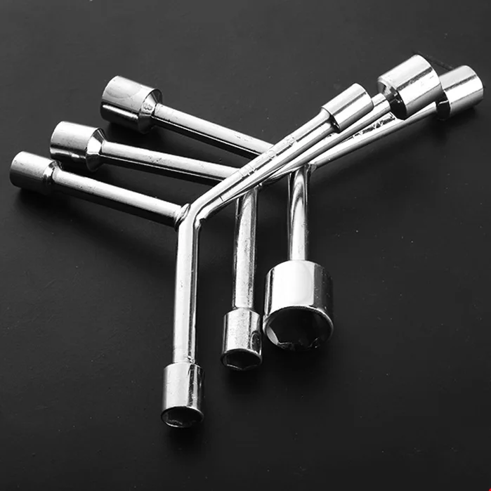 8-10-12 Bicycle Auto Repair Tool Fixed End  Y Type Spanner 3 Way Hexagonal Hex Socket Wrench