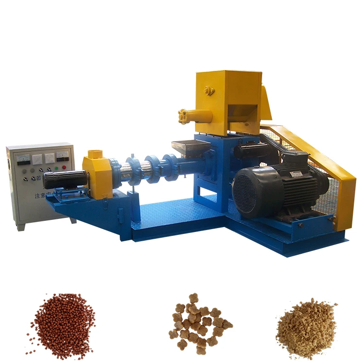 Pellet Animal Fish Feed Making Machine 200kg/H Pet Bird Piglets Food Mill Extruder Machine