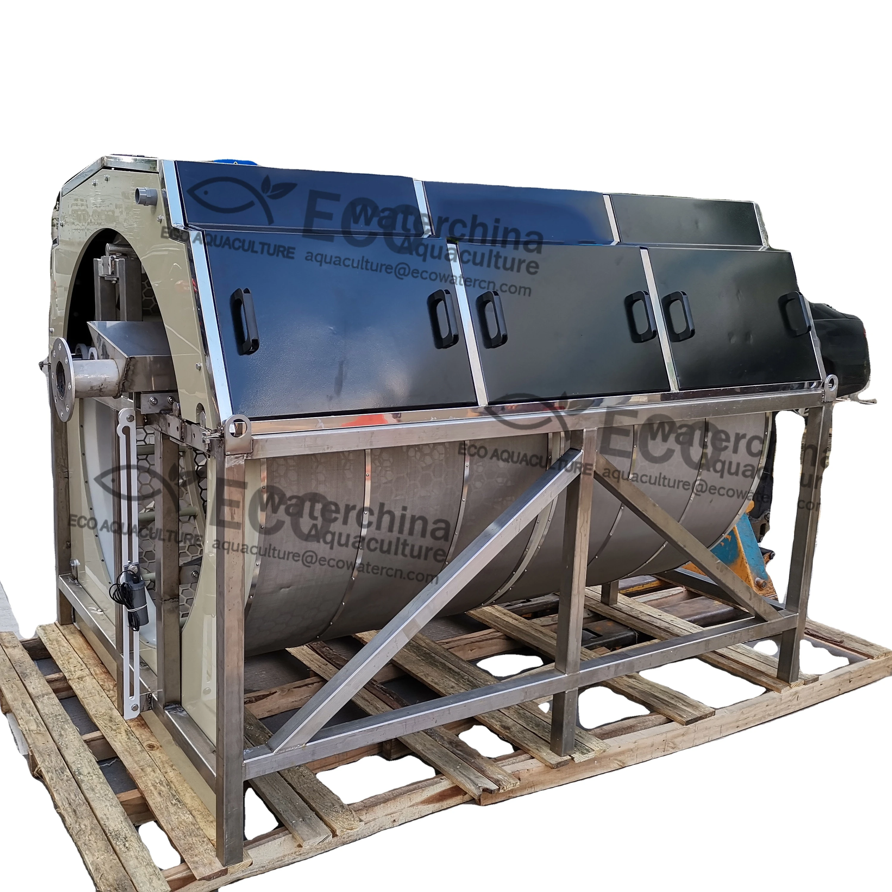 Эко-барабанный фильтр системы RAS для рыболовной фермы, креветочной фермы, другого внутреннего оборудования для аквакультуры