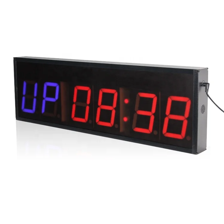 PeakPower 6 Digit 4 Inch LED Digital GYM Interval Timer