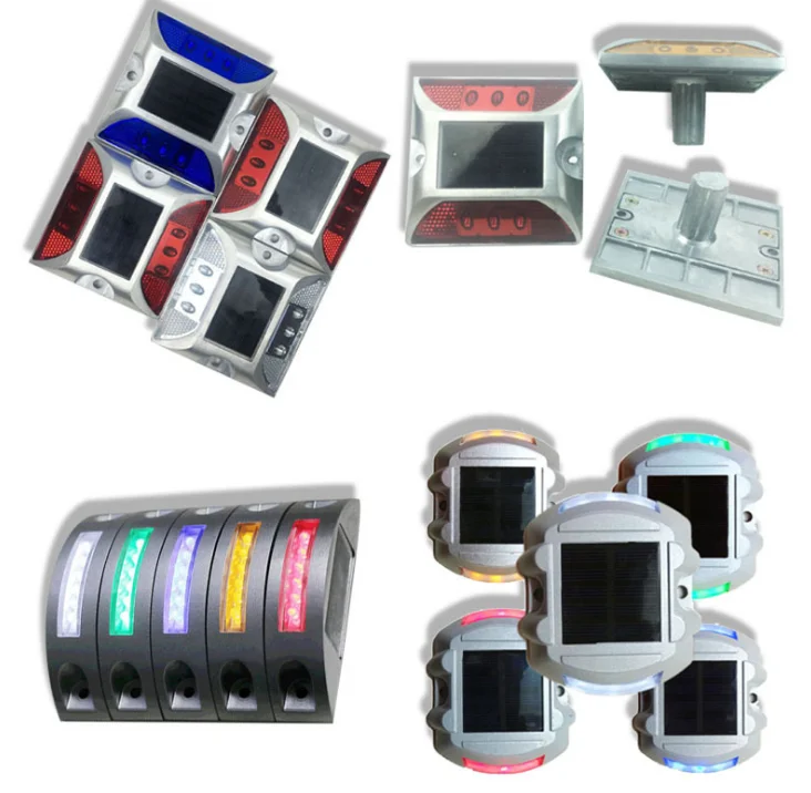 Solar Aluminum Road Stud Metal Reflectors Super Capacitor Road Stud