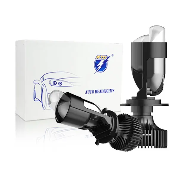 RTD A82 35W DC12-24V led projector lens for car  5700K  6000K H4 car led headlight