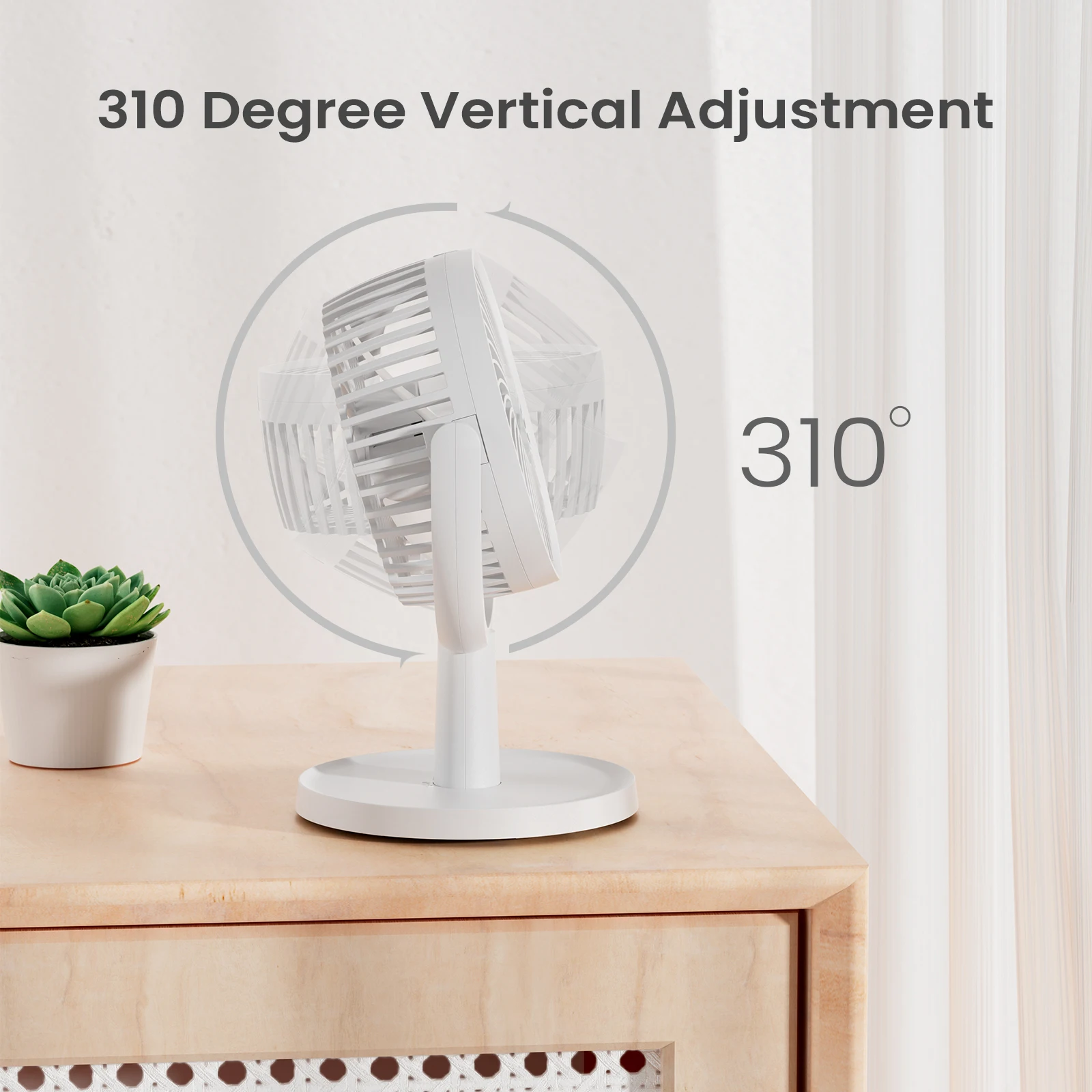 Powerful Multi-Level Wind Gears Air Circulation Desk Pedestal Fan For Home Usb Electrical Cooling Small Portable Mini Table Fans