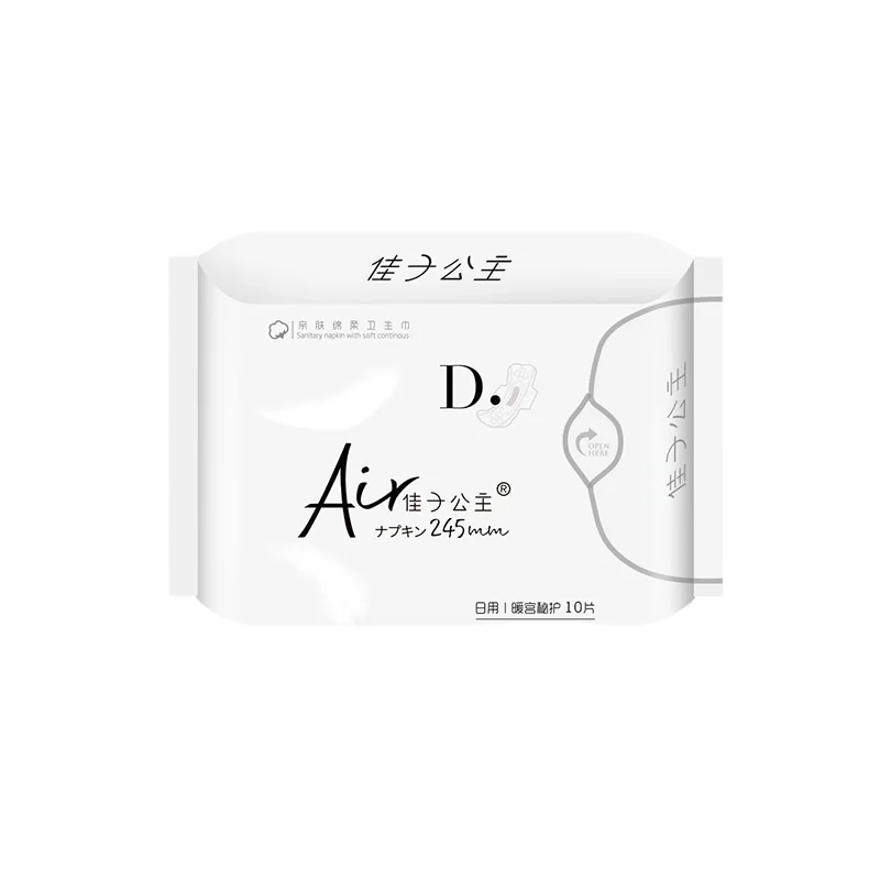 Дышащие гигиенические прокладки с крыльями, ультрамягкие гигиенические прокладки для ежедневного использования для женщин, 240 мм, прокладки для трусиков Fujian Bbc Inc Anion