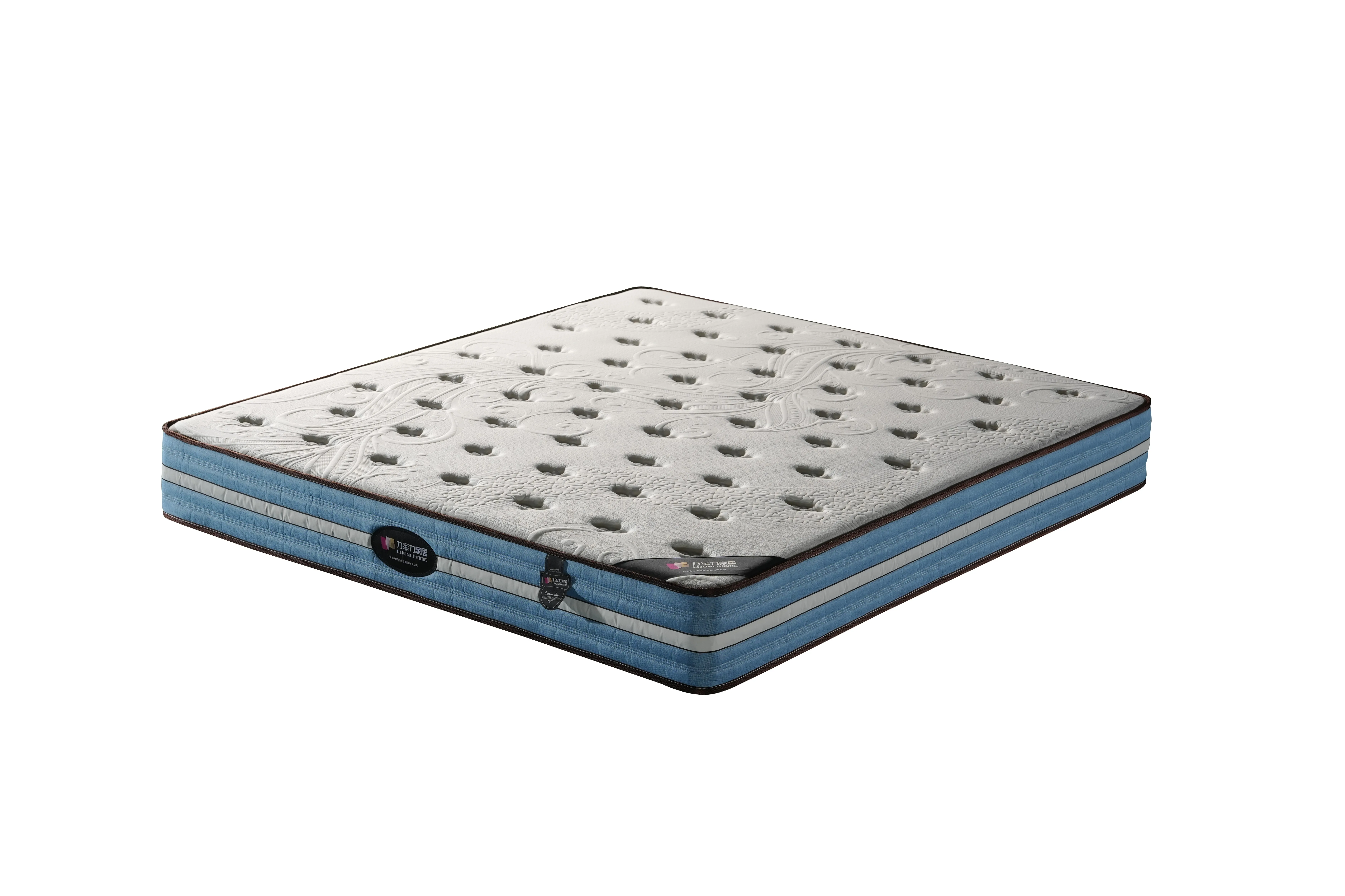 Manufacturer Luxury 5 Star Hotel Wholesale Vacuum Compressed Latex Pocket Spring Queen Size Mattress