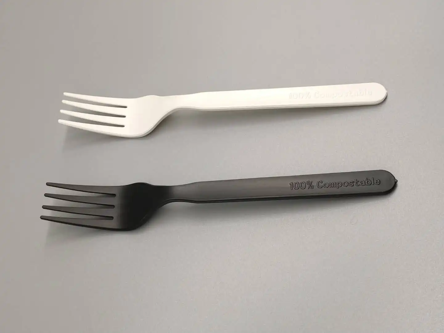 
compostable customized cutlery dinner custom fruit restaurant 7 inch plastic spork custom plastic spork fork dinnerware sets 