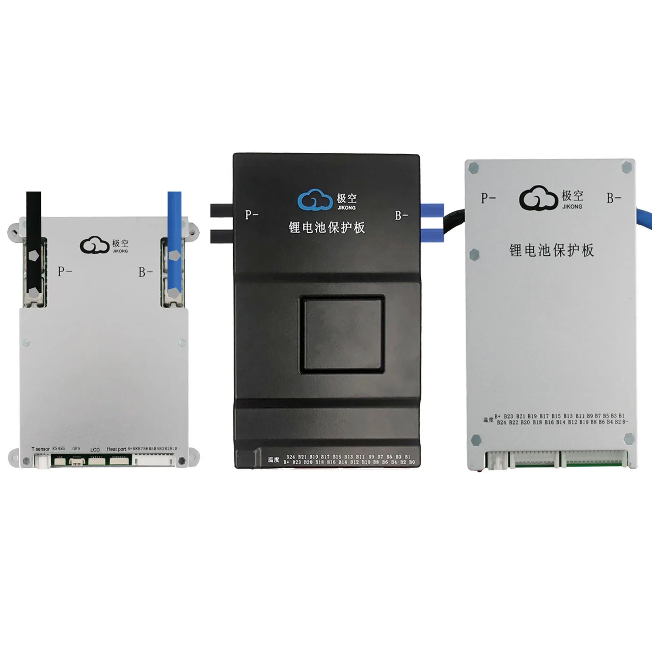 JKBMS Smart BMS 4~24S 40A~200A 0.4A 0.6A 1A 2A Active Balancer LFP LI-ION LTO Cells RS485 BT RS485 CAN HEAT Function APP IOS DIY