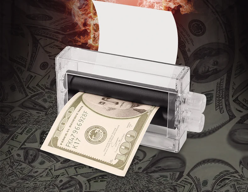 Paper Change To Money Easy Magic Prop Money Maker Tricks Make Money machine toy for kids