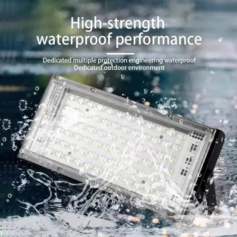 DC 12V 24V AC 100-277V Projector Bulb Floodlight Reflector Lamp 30W 50w 80w 100w 150w 200w 300w Flood Light Led Outdoor IP65