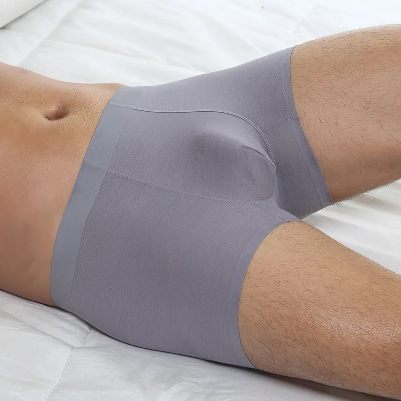 Custom Logo Boxer Underpants Convex Pouch Men Briefs With Pouch Mens Other Underwear