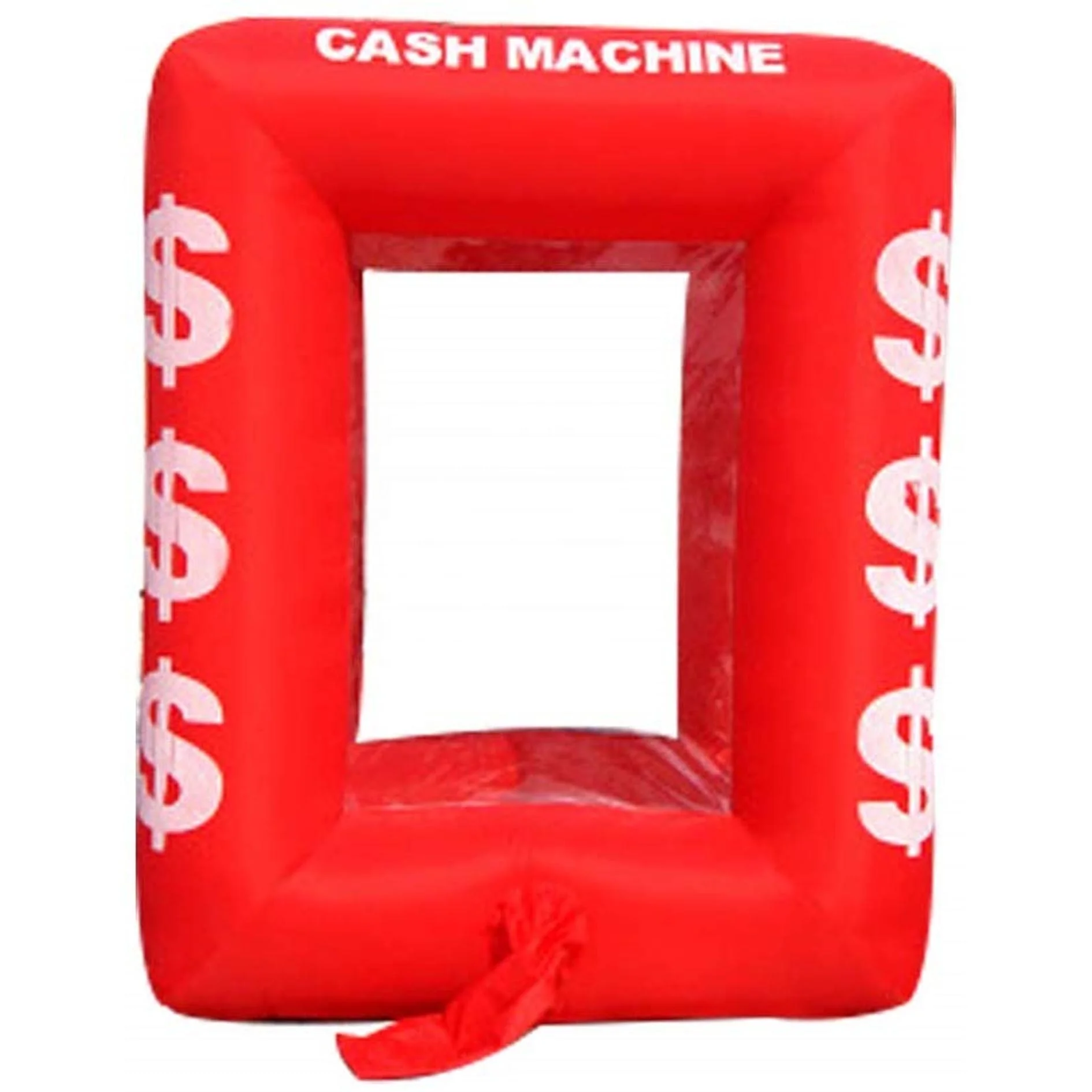 Factory price custom inflatable cube cash machine game frame high quality PVC inflatable cash machine