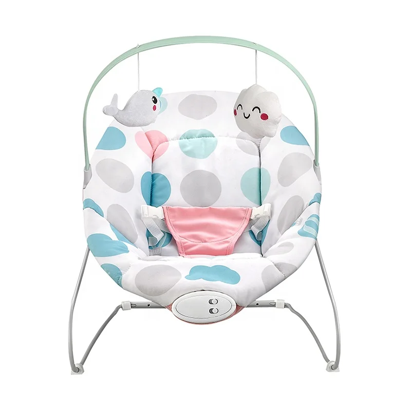 Adjustable Baby Vibrating Chair Outdoor Baby Rocking Bouncer With Sleepy Music