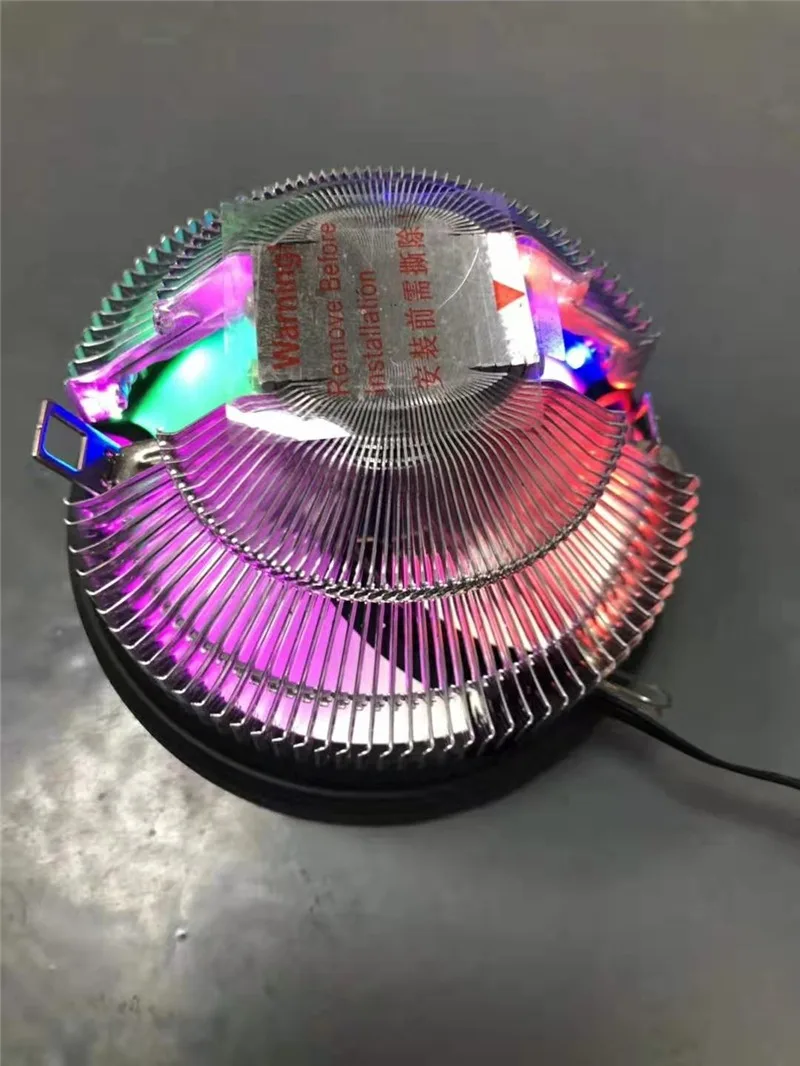 intel775  LED Aluminum Cooling Fan be quiet LGA775/115X INTEL AMD PC Cpu Cooler Heatsink radiators heatpipe