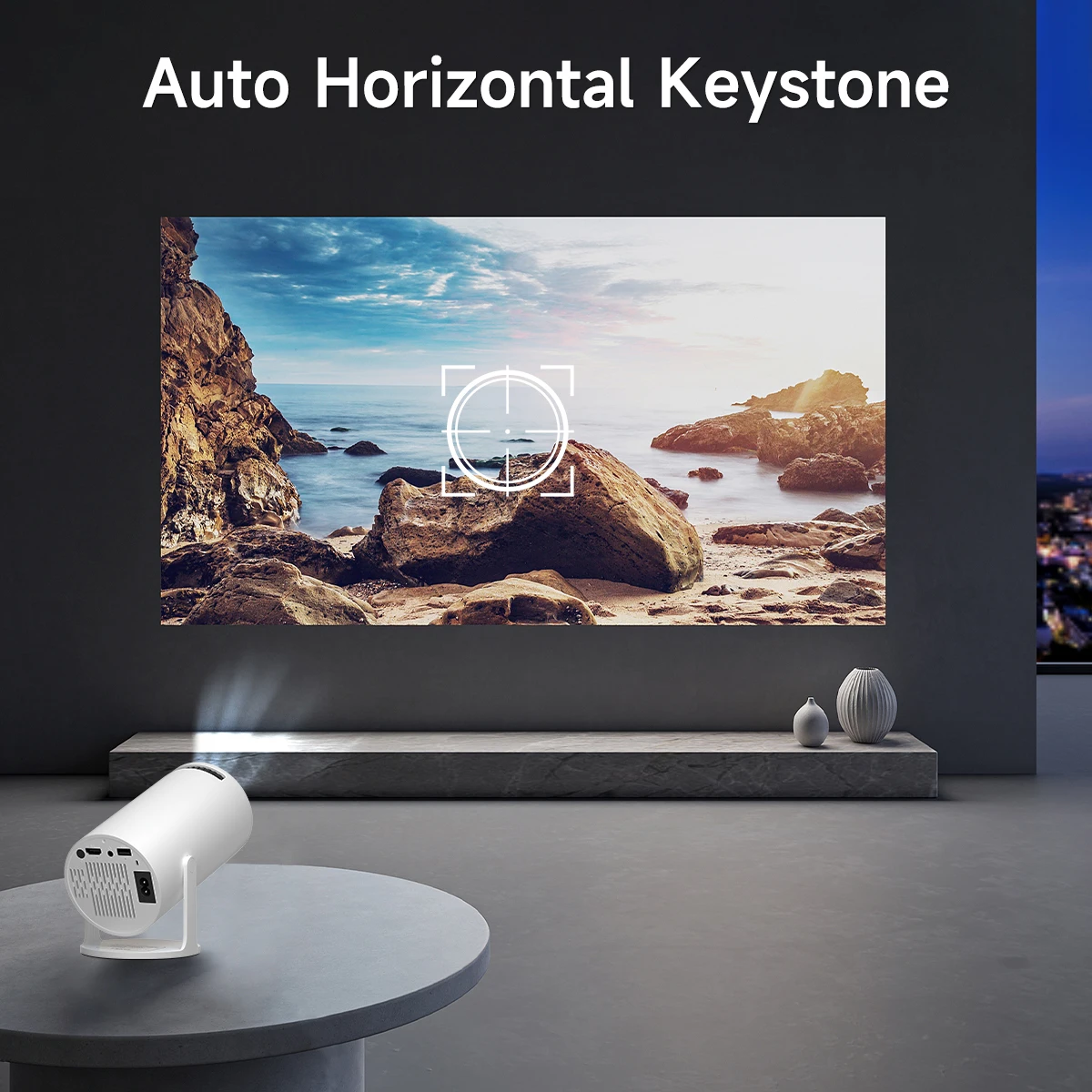 2024 good quality 4K Full HD Mini Portable HY300PRO projector Android 12 WIFI BT wireless connect wholesale