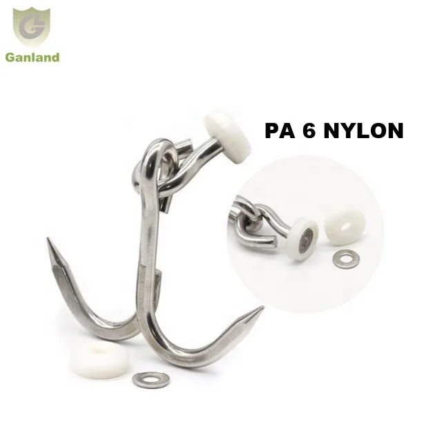 GL-18312 Stainless Steel Freezer Van Truck Double Meat Hook