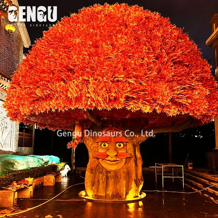 Big Animatronic Talking Tree Park Customized Attractive Speaking Wishing Tree