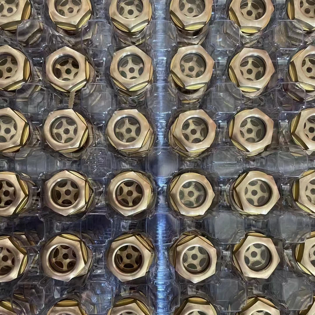 Brass Stainless Steel Oil Level Sight Glass Powder Tank Sight Glass