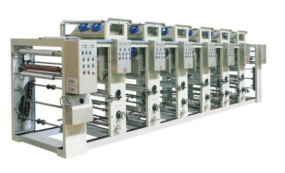 
6 color gravure printing machine 1000mmwidth plastic printing machine small gravure printing machine 