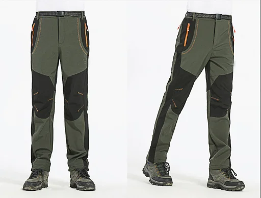 Осенние уличные ветрозащитные и водонепроницаемые мужские брюки, мягкие флисовые брюки