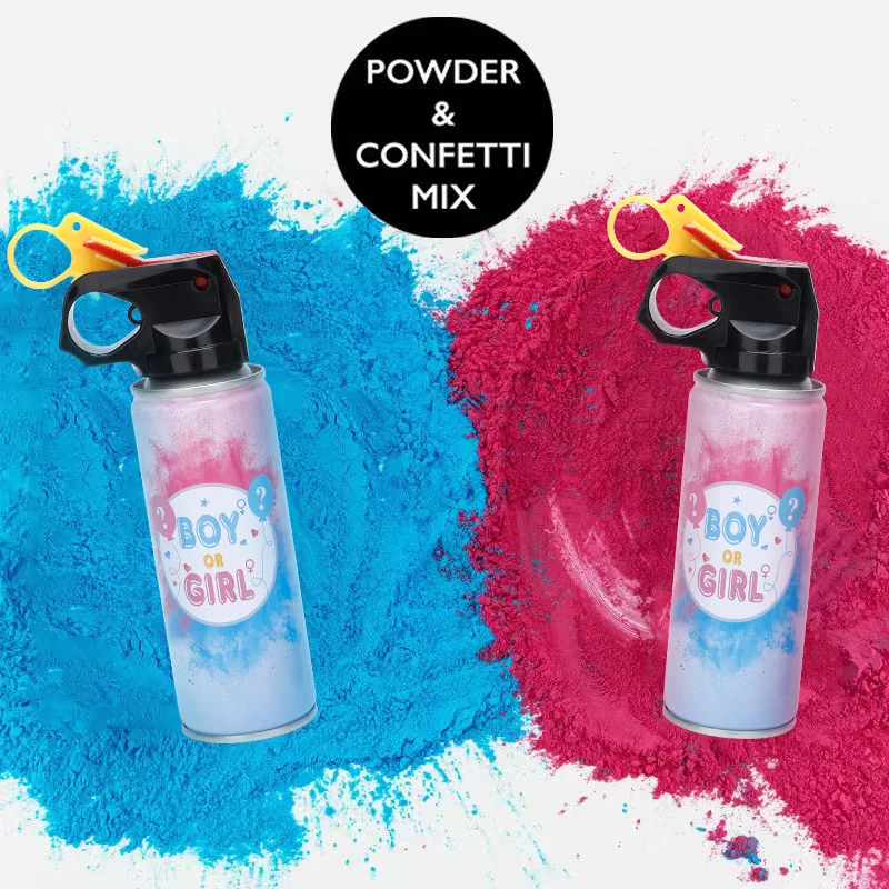 Gender Reveal Spray Boy or Girl Color powder blaste Gender Reveal Blue powder spray bottle