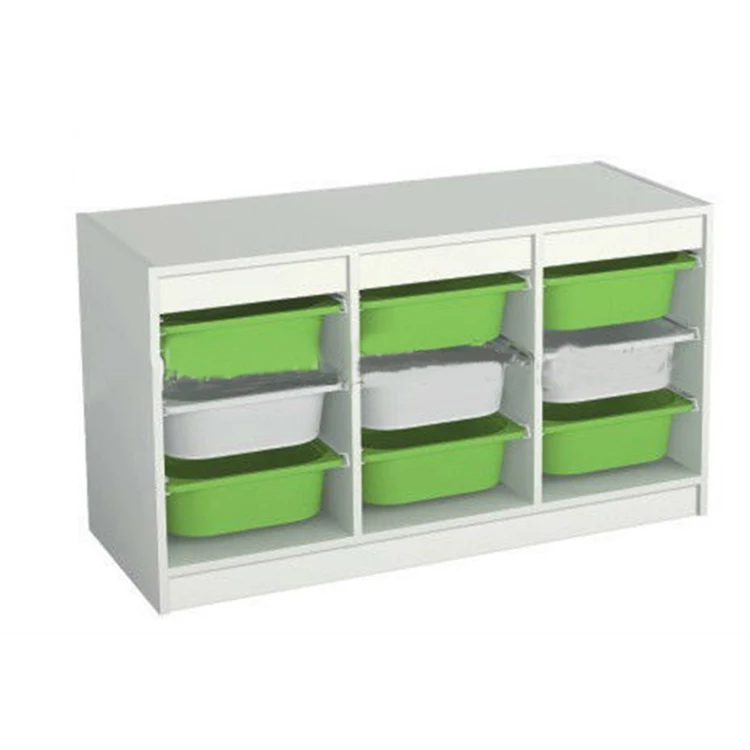 Daycare Furniture Multi Layer Preschool Kid Toy Storage Cabinet Children Cabinets With Toy Storage Bin