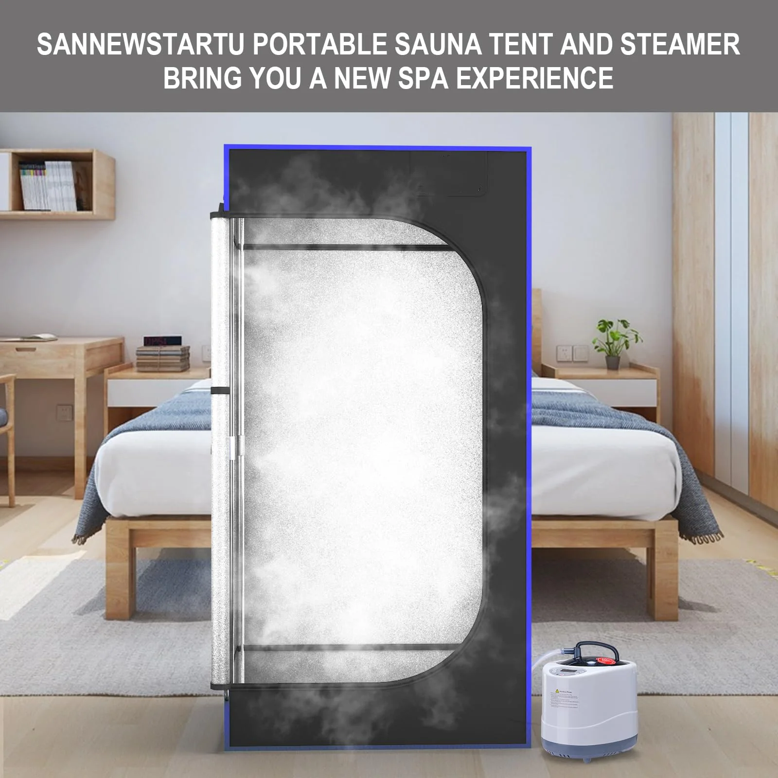 Customized New Products Detoxifying Steam Generator Sauna Room Infrared Sauna Heater Outdoor Sauna Tent