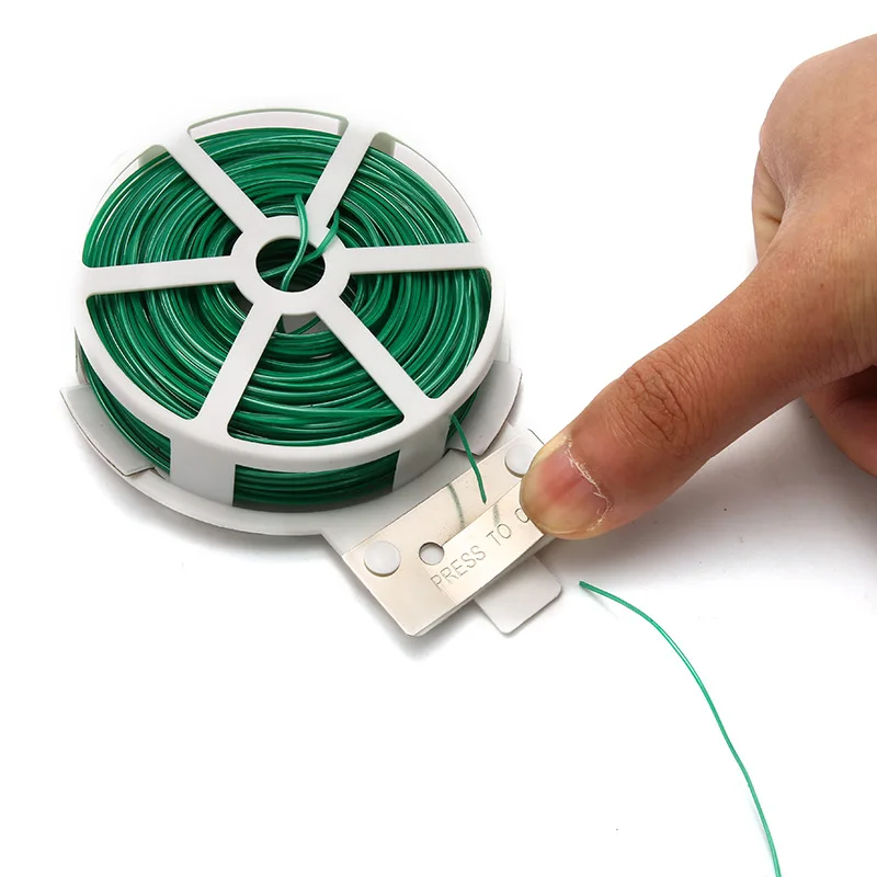 Factory Wholesale  Manufacturer Garden Cutter Binding Wire Plastic Twist Tie For Plant Support Gardening Tools