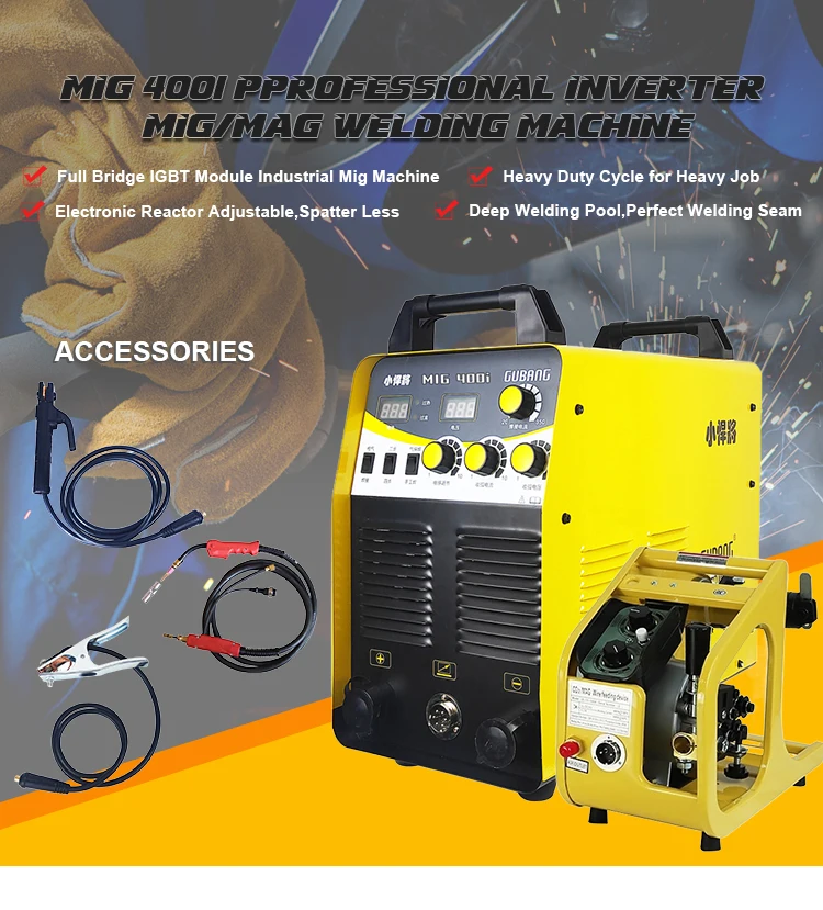 20-400A Igbt Inverter Mig Welding Machine Mag With External Wire Feeder