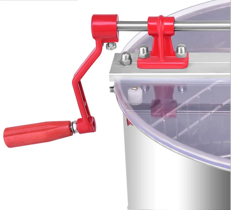 honey processing machine honey centrifuge 4 frames manual honey extractor