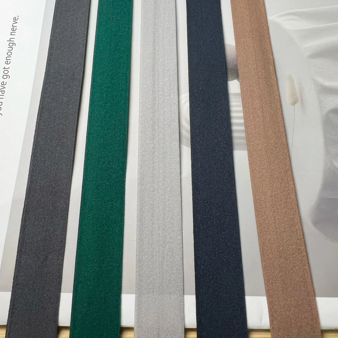 4397-2.0 High Quality  Plush Soft Nylon Elastic Band Custom Logo Spandex Stretch Ribbon Panties Waistband  Home Textile Belts